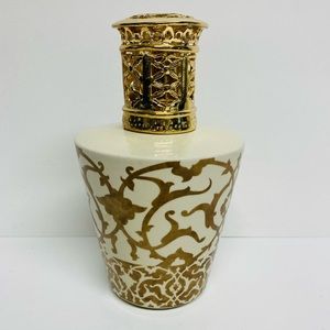 Lampe Berger fragrance lamp golden scroll porcelain